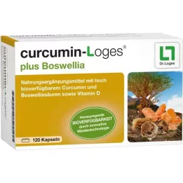 CURCUMIN-LOGES pluss Boswellia kapslid, 120 kapslit