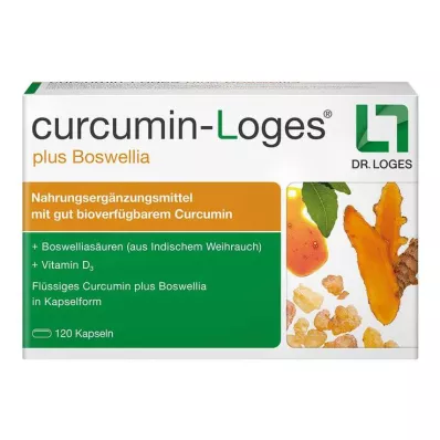 Curcumin-Loges plus Boswellia kapslid, 120 tk