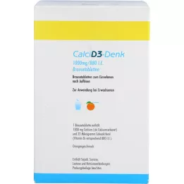 CALCI D3-Denk 1000 mg/880 I.E. piserdavad tabletid, 120 tk