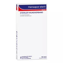 HANSAPOR steriilne haavaside 10x20 cm, 3 tk