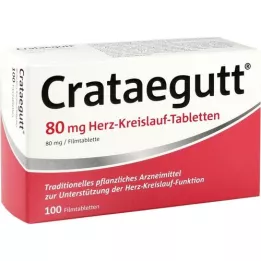 CRATAEGUTT 80 mg kardiovaskulaarsed tabletid, 100 tk