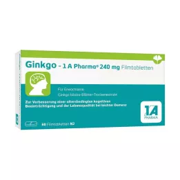 GINKGO-1A Pharma 240 mg õhukese polümeerikattega tabletid, 60 kapslit