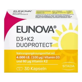 EUNOVA DuoProtect D3+K2 4000 I.U./80 μg kapslid, 30 tk