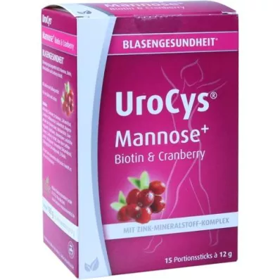 UROCYS Mannose+ pulgad, 15 tk