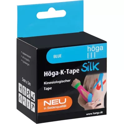 HÖGA-K-TAPE Silk 5 cmx5 m l.fr.blue kinesiol.tape, 1 tk