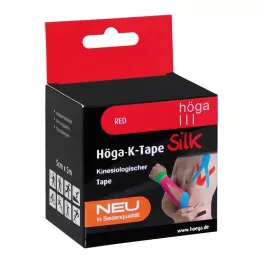 HÖGA-K-TAPE Silk 5 cmx5 m l.fr.red kinesiol.tape, 1 tk