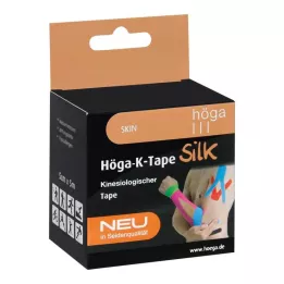 HÖGA-K-TAPE Silk 5 cmx5 m l.fr.skin kinesiol.tape, 1 tk