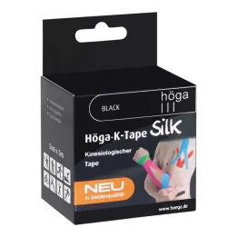 HÖGA-K-TAPE Silk 5 cmx5 m l.fr.must kinesiol.lint, 1 tk