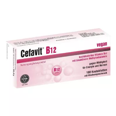 CEFAVIT B12 närimistabletid, 100 tk CEFAVIT B12 närimistabletid, 100 tk