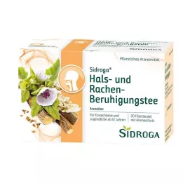 SIDROGA Kurku ja kõri rahustav teefilter, 20X1,75 g