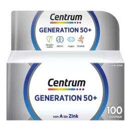 CENTRUM 50+ põlvkonna tabletid, 100 tk