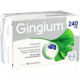 GINGIUM 240 mg õhukese polümeerikattega tabletid, 80 tk