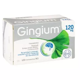 GINGIUM 120 mg õhukese polümeerikattega tabletid, 120 tk