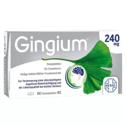 GINGIUM 240 mg õhukese polümeerikattega tabletid, 60 tk