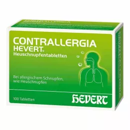 CONTRALLERGIA Hevert heinapalaviku tabletid, 100 tk
