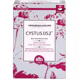 CYSTUS 052 Orgaanilised kurgupastillid, 66 tk