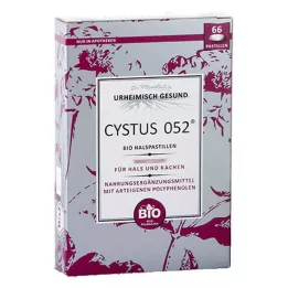 CYSTUS 052 Orgaanilised kurgupastillid, 66 tk