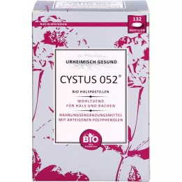 CYSTUS 052 Orgaanilised kurgupastillid, 132 tk