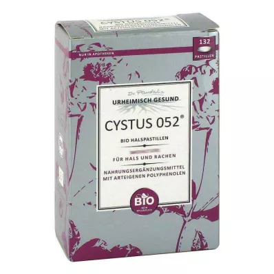 CYSTUS 052 Orgaanilised kurgupastillid, 132 tk