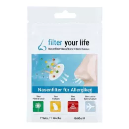 FILTER YOUR LIFE Ninafilter allergikutele suurus M, 7X2 tk