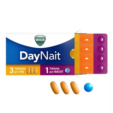 WICK DayNait külmetustabletid, 16 tk