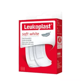 LEUKOPLAST pehme valge str.19x72mm 12tk/38x72mm 8tk, 20tk