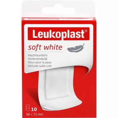 LEUKOPLAST pehme valge kipsiriba 38x72 mm, 10 tk