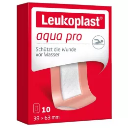 LEUKOPLAST aqua pro ribad 38x63 mm, 10 tk