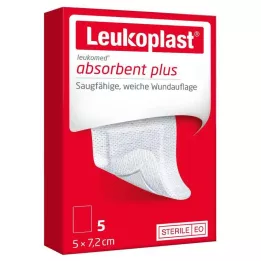 LEUKOPLAST Leukomed steriilne 5x7,2 cm haavaside, 5 tk