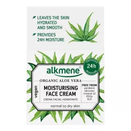 ALKMENE Orgaaniline Aloe Vera niisutav näokreem, 50 ml