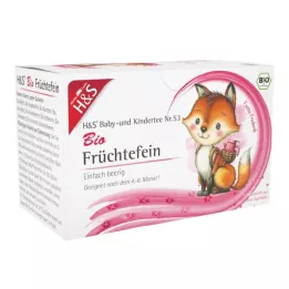 H&amp;S Orgaaniline beebi- ja lastetee puuviljafiltrikott, 20X2,5 g