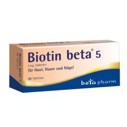 Biotiin beeta 5 tabletti, 60 tabletti