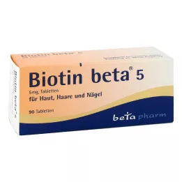 Biotiin beeta 5 tabletti, 90 tk