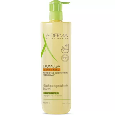 A-DERMA EXOMEGA CONTROL pehmendav dušiõli, 750 ml