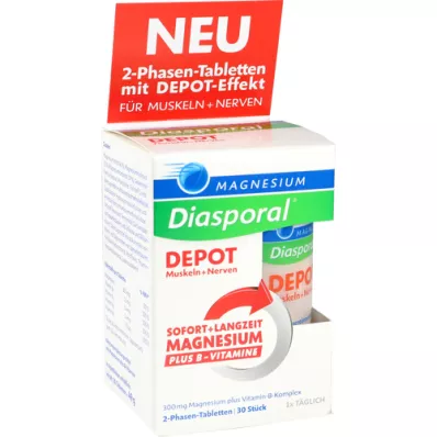 MAGNESIUM DIASPORAL DEPOT Lihas- ja närvitablett, 30 tk