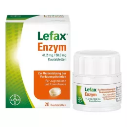 LEFAX ensüümide närimistabletid, 20 tk