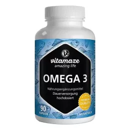 OMEGA-3 1000 mg EPA 400/DHA 300 suure annusega kapslit, 90 tk