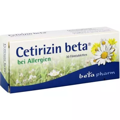 CETIRIZIN beeta-kilekattega tabletid, 30 tk