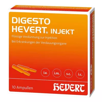 Digesto Hevert süsteampullid, 10x2 ml