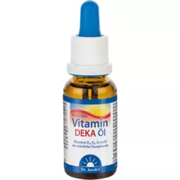 VITAMIN DEKA Õli Dr.Jacobi tilgad, 20 ml