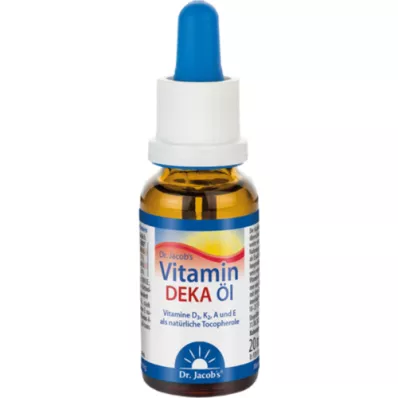 VITAMIN DEKA Õli Dr.Jacobi tilgad, 20 ml