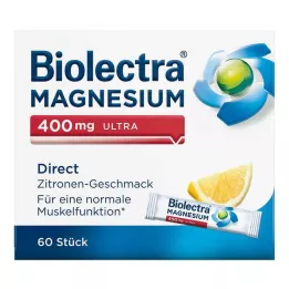 BIOLECTRA Magneesium 400 mg ultra Direct Lemon, 60 kapslit