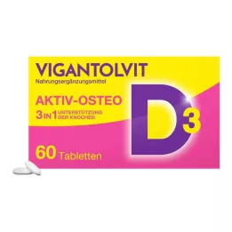 VIGANTOLVIT Vitamiin D3 K2 kaltsium-kilekattega tabletid, 60 kapslit