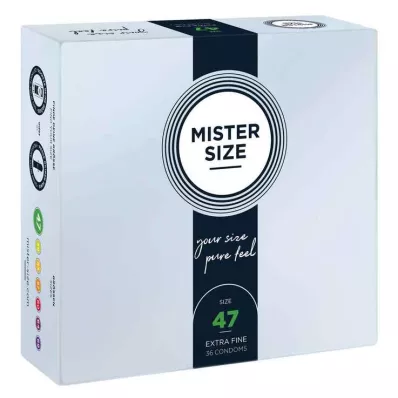 MISTER Suurus 47 kondoomid, 36 tk