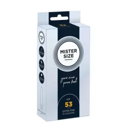 MISTER Suurus 53 kondoomid, 10 tk