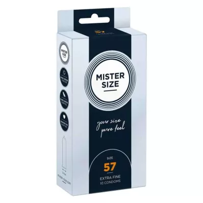 MISTER Suurus 57 kondoomid, 10 tk MISTER Suurus 57 kondoomid, 10 tk