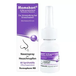 MOMEKORT 50 μg/sprei ninasprei suspensioon 60 täiskasvanud, 10 g
