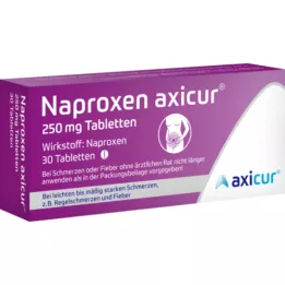 NAPROXEN axicur 250 mg tabletid, 30 tk