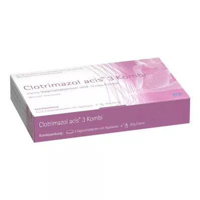 CLOTRIMAZOL acis 3 combipack, 1 tk