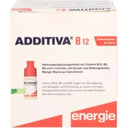 ADDITIVA B12-vitamiini joogiampullid, 30X8 ml